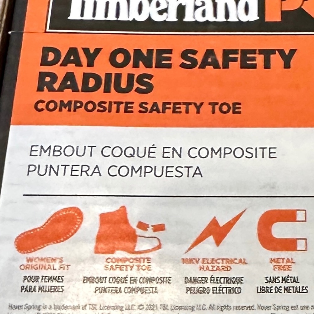 👽Timberland PRO Day One Safety Radius Sneakers Shoes - Size 9 - NWOT👽 - Picture 7 of 8